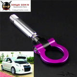 24mm T2 Aluminum Racing Screw Cnc Tow Towing Hook Fit Toyota Yaris 07-11 Purple