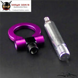 24mm T2 Aluminum Racing Screw Cnc Tow Towing Hook Fit Toyota Yaris 07-11 Purple