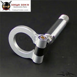 24mm T2 Aluminum Racing Screw Cnc Tow Towing Hook Fit Toyota Yaris 07-11 Silver