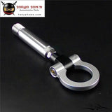 24mm T2 Aluminum Racing Screw Cnc Tow Towing Hook Fit Toyota Yaris 07-11 Silver