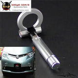 24mm T2 Aluminum Racing Screw Cnc Tow Towing Hook Fit Toyota Yaris 07-11 Silver