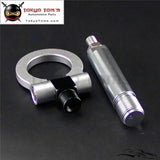 24mm T2 Aluminum Racing Screw Cnc Tow Towing Hook Fit Toyota Yaris 07-11 Silver