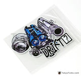 2JZ Engine Sticker