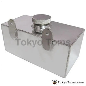 2L Aluminium Universal Polished Windscreen Washer Bottle Intercooler Spray Tank With Cap Kit Track Car - Tokyo Tom's