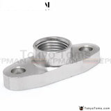 Aluminum An10 1/2Npnt T3 T4 Turbo Oil Drain Return Flange Adapter Kit Gasket - Tokyo Tom's