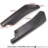 2PCS Universal Rear Bumper Lip Splitter Diffuser Deflector - Tokyo Tom's