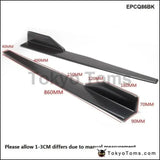 2PCS Universal Side Skirt Rocker Canard - Tokyo Tom's