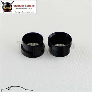 2Pcs 16An Aluminum Tube Sleeve Fittings Tube Size 1" Tube Sleeves -An16 Black