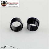 2Pcs 16An Aluminum Tube Sleeve Fittings Tube Size 1" Tube Sleeves -An16 Black