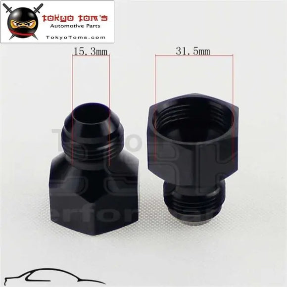 2Pcs 16An An16 Female To An12 12An Male Reducer Expander Hose Fitting Adaptor