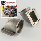 2Pcs 76mm 3.0" Vband 90 Degree Cast Turbo Elbow Adapter Flange For T3 T4 Turbocharger - Tokyo Tom's