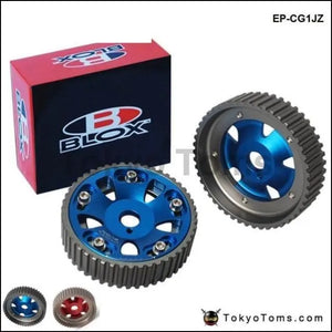 2Pcs Adjustable Cam Gears Pulley Timing Gear For Toyota For Supra 1Jz 2Jz,Te In & Ex (Red,Blue) - Tokyo Tom's