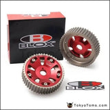 2Pcs Adjustable Cam Gears Pulley Timing Gear For Toyota For Supra 1Jz 2Jz,Te In & Ex (Red,Blue) - Tokyo Tom's