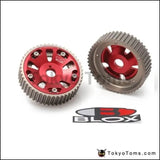 2Pcs Adjustable Cam Gears Pulley Timing Gear For Toyota For Supra 1Jz 2Jz,Te In & Ex (Red,Blue) - Tokyo Tom's