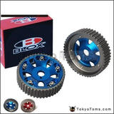 2Pcs Adjustable Cam Gears Pulley Timing Gear For Toyota For Supra 1Jz 2Jz,Te In & Ex (Red,Blue) - Tokyo Tom's