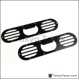 2Pcs Aluminum Rear Bumper Air Diversion Diffuser For Honda Civic - Tokyo Tom's