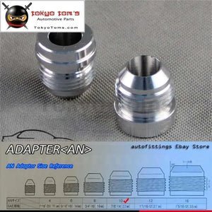 2Pcs An -10 AN10 Male Aluminium Adapter Weld Bung Nitrous Hose Fitting Tank Cell