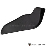 2Pcs Black ABS Front Bumper Lip Splitter Fin Bumper Canard Auto Body Kit Car Spoiler Accessory