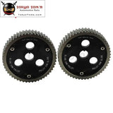 2Pcs Camshaft Pulley Cam For Audi A4 Tt VW Beetle Golf Jetta Passat 8P B5 B6 B7 Black