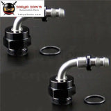 2Pcs Male 90 Degree M22*1.5 To An6 12mm Push On Hose End Union Adapter Fitting