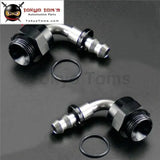 2Pcs Male 90 Degree M22*1.5 To An6 12mm Push On Hose End Union Adapter Fitting