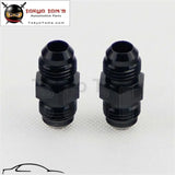 2Pcs Universal An3 To 3An Aluminium Straight Male Flare Union Fitting Adapter