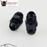 2Pcs Universal An6 To 6An Aluminium Straight Male Flare Union Fitting Adapter