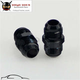 2Pcs Universal An8 To 8An Aluminium Straight Male Flare Union Fitting Adapter