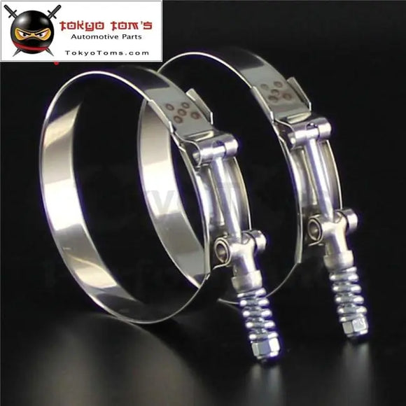 2Pcs X Spring Stainless Steel T-Bolt Silicone Hose Clamps With All Sizes - Tokyo Tom's