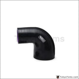 2"-2.75" 51Mm-70Mm 4-Ply Silicone 90 Degree Elbow Reducer Hose Black For BMW F20 1 Series - Tokyo Tom's