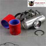 2" 50mm Ssqv Sqv Blow Off Valve Adapte Bov Turbo Intercooler Stainless Steel Pipe +Silicone Red  +Clamps