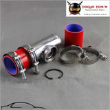 2" 50mm Ssqv Sqv Blow Off Valve Adapte Bov Turbo Intercooler Stainless Steel Pipe +Silicone Red  +Clamps