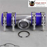 2" 50mm Ssqv Sqv Blow Off Valve Adapte Bov Turbo Intercooler Stainless Steel Pipe +Silicone +Clanps Blue