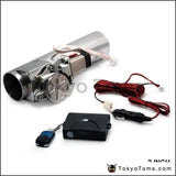 2" Exhaust Pipe Electric I Pipe Exhaust Electrical Cutout With Remote Control Wholesale Valve For VW Golf Mk5 - Tokyo Tom's