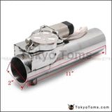 2" Exhaust Pipe Electric I Pipe Exhaust Electrical Cutout With Remote Control Wholesale Valve For VW Golf Mk5 - Tokyo Tom's