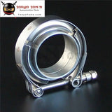 2'' Inch V Band Clamp Turbo Exhaust Downpipe Stainless Steel 304 With 2Flange