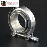 2'' Inch V Band Clamp Turbo Exhaust Downpipe Stainless Steel 304 With 2Flange