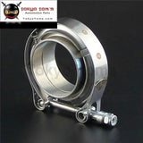 2'' Inch V Band Clamp Turbo Exhaust Downpipe Stainless Steel 304 With 2Flange - Tokyo Tom's