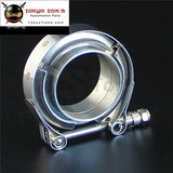 2'' Inch V Band Clamp Turbo Exhaust Downpipe Stainless Steel 304 With 2Flange - Tokyo Tom's