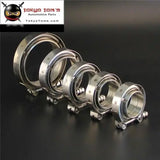 2'' Inch V Band Clamp Turbo Exhaust Downpipe Stainless Steel 304 With 2Flange - Tokyo Tom's