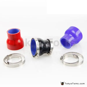 2" To 2.36" Straight Reducer Silicone Turbo Hose Coupler 51mm - 60mm+Clamps