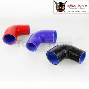 2" To 2.5" 51mm - 64mm Silicone 90 Degree Elbow Reducer Turbo Pipe Hose