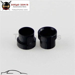 2Pcs 8An Aluminum Tube Sleeve Fittings Tube Size 1/2" Tube Sleeves -An8 Black