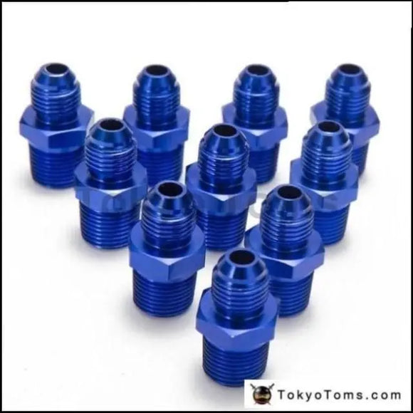 10PCS/LOT AN6-1/2''NPT Straight Male Oil Cooler  Fuel Oil Hose Fitting Adapter AN6-1/2''NPT