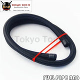 3 Foot An6 Nylon Stainless Steel Braided Fuel Oil Gas Line Hose -6An 1500Psi 1 Meter