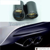 304Ss Dual Exhaust Black Chrome Muffler Tips For BMW 5 Serice N20 Engine - Tokyo Tom's