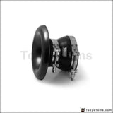 1.77"-2" 45Mm-51Mm 4-Ply Silicone Reducer Coupler Hose Black For BMW E46 M3/330/328/325 M52 M54 S54 1999-