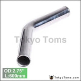 2Pcs/Unit 70Mm 2.75" 45 Degree Aluminum Turbo Intercooler Pipe Tube Piping L:600 Mm For BMW E36 M3/325I - Tokyo Tom's