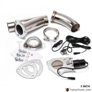 3" Electric Cutout/E-Cut Out Valve System W/O Switch For Exhaust Catback/Downpipe For BMW E36 M3/325I - Tokyo Tom's