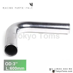 2Pcs/Unit 76Mm 3" 90 Degree Aluminum Turbo Intercooler Pipe Tube Piping L:600Mm For BMW E46 M3/330/328/325 - Tokyo Tom's